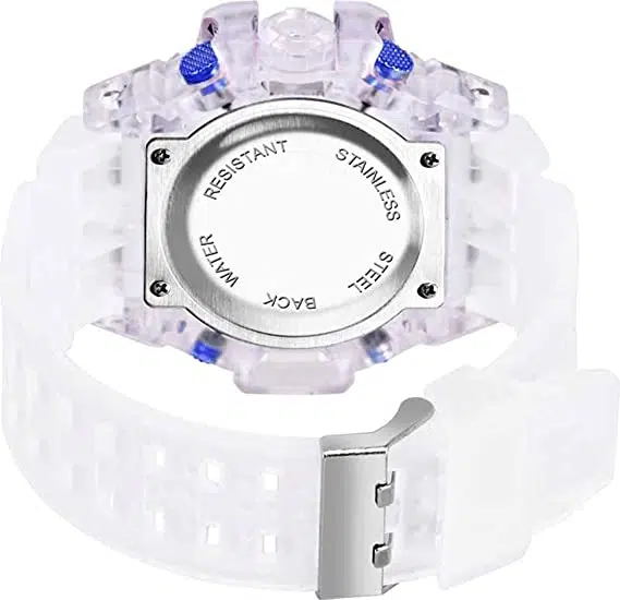 Dial White Strap Waterproof Digital Sports Watch - Image 5