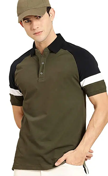 Regular Fit Half Sleeve Polo T-Shirt For Men's
