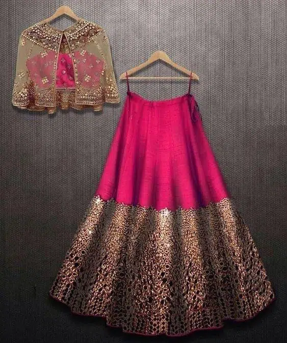 Graceful Pink Colour Casual Lehenga Choli