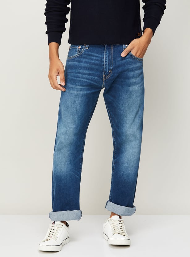 Blue Bootcut Jeans For Men – Yoya