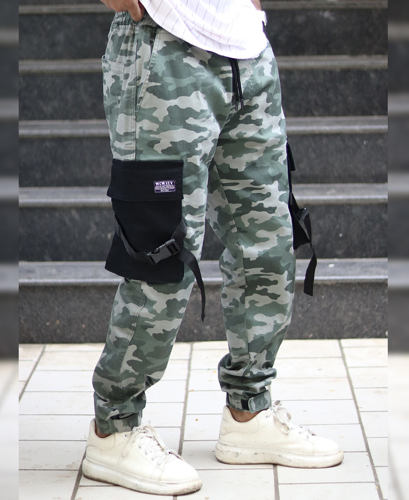 Green Camouflage Cargo Pant For Men – Yoya