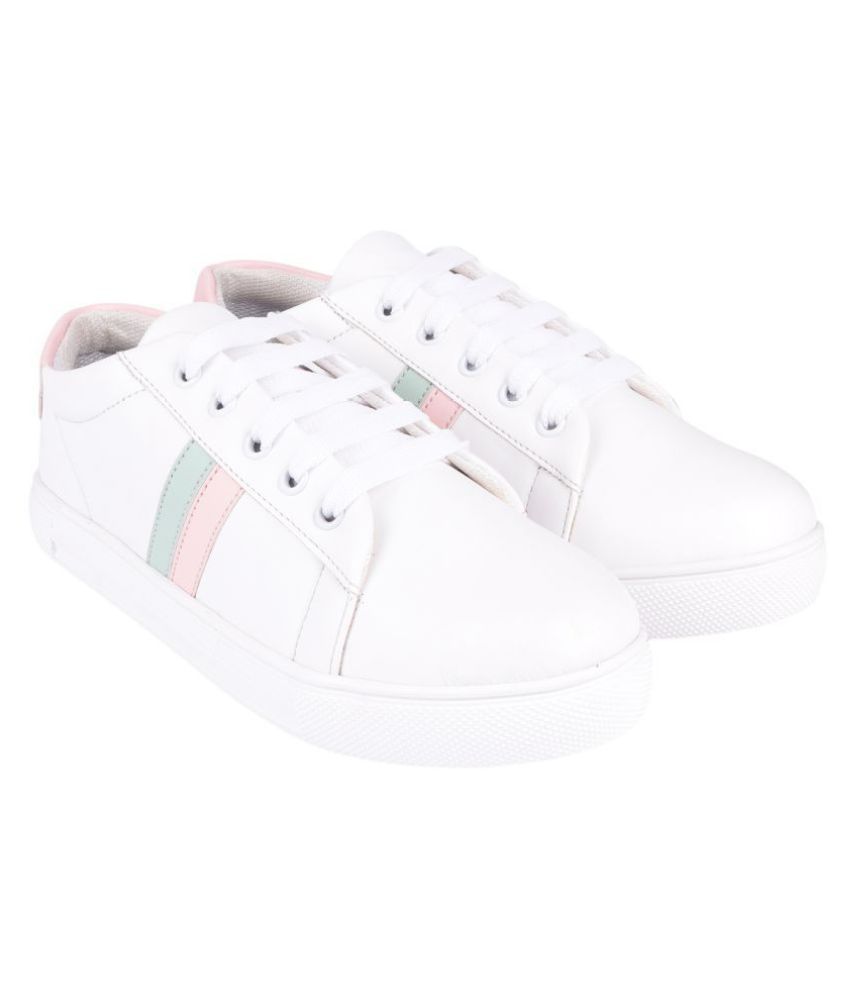 White Casual Shoes For Women’s – Yoya